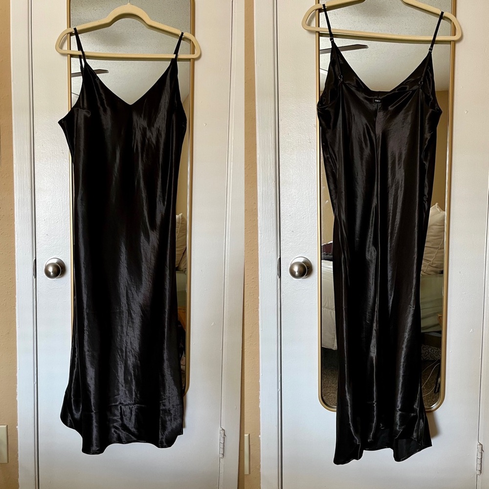NWOT obey BOULEVARD SLIP DRESS - sz. xl